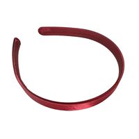 Headband/Satin/Small [Colour: Burgundy]