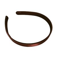Headband/Satin/Small [Colour: Chocolate]