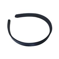 Headband/Satin/Small [Colour: Navy Dark]