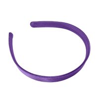 Headband/Satin/Small [Colour: Purple]