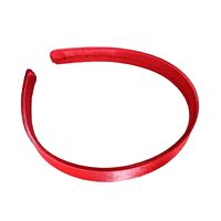 Headband/Satin/Small [Colour: Red]