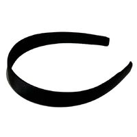 Headband/Satin/Large [Colour: Black]