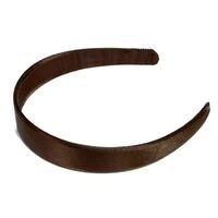 Headband/Satin/Large [Colour: Chocolate]