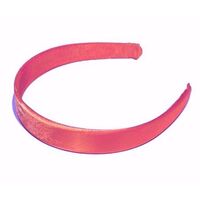 Headband/Satin/Large [Colour: Coral]