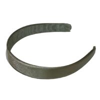 Headband/Satin/Large [Colour: Grey]