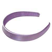 Headband/Satin/Large [Colour: Lilac]