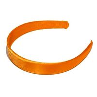 Headband/Satin/Large [Colour: Orange]