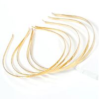 Headband/Metal/Single [Colour: Gold]