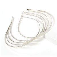 Headband/Metal/Single [Colour: Silver]