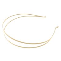 Headband/Metal/Double [Style/Colour: NO Pallet/Gold]