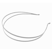 Headband/Metal/Double [Style/Colour: NO Pallet/Silver]