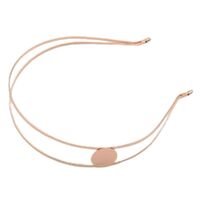 Headband/Metal/Double [Style/Colour: Pallet/Copper]