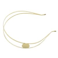 Headband/Metal/Double [Style/Colour: Pallet/Gold]