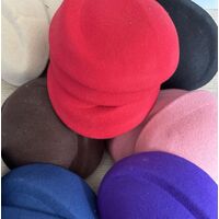 SPECIAL/Wool Felt Oval Pillbox [Colour: Slate]