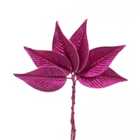 Metallic Leaf/Style 2 [Colour: Fuchsia]