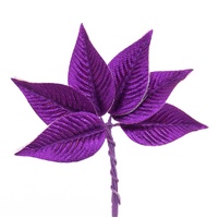 Metallic Leaf/Style 2 [Colour: Purple]