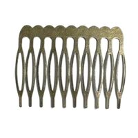 Comb/Metal [Size/Colour: 10 Teeth/Bronze]
