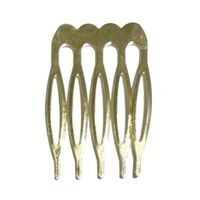 Comb/Metal [Size/Colour: 5 Teeth/Gold]