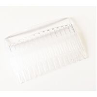 Comb/Plastic [Size/Colour: 15 Teeth/Clear]
