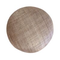 Sinamay Base/Button/Lurex  [Colour: Rose Gold Lurex]
