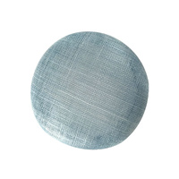 Sinamay Base/Button [Colour: Blue]