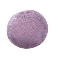 Sinamay Base/Button [Colour: Lilac]
