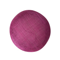 Sinamay Base/Button [Colour: Magenta]