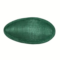 Sinamay Base/Half [Colour: Emerald]