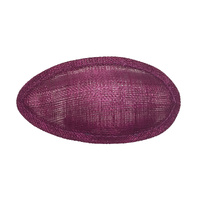Sinamay Base/Half [Colour: Magenta]