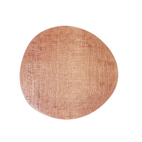 Sinamay Base/Pillbox [Colour: Dusty Pink]