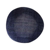 Sinamay Base/Pillbox [Colour: Navy]