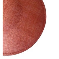 Sinamay Base/Saucer [Colour: Coral]