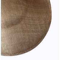 Sinamay Base/Saucer [Colour: Latte]