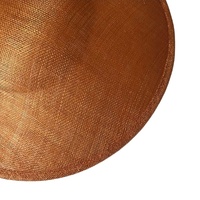 Sinamay Base/Saucer [Colour: Orange]