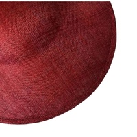 Sinamay Base/Saucer [Colour: Red]