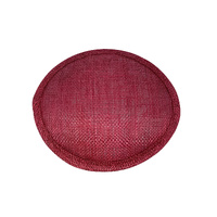 Sinamay Base/Teardrop [Cololur : Red/with Comb]