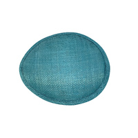 Sinamay Base/Teardrop [Cololur : Turquoise/with Comb]