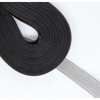 1" Crinoline/Stiff/per meter [Colour: Brown]