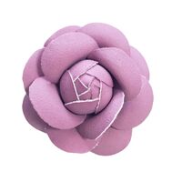 Faux Leather Rose [Colour: Dusty Lilac]