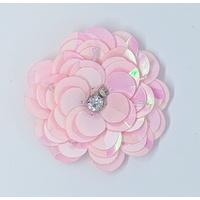 Beaded Flower - Style 10 [Colour: Pink]