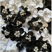 Beaded Flower - Style 06 [Colour: White]
