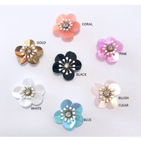 Beaded Flower - Style 01 [Colour: Blush Clear]