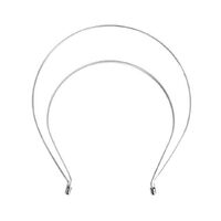 Headband/Metal/Halo [Style/Colour: Style 1/Silver]