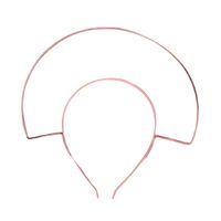 Headband/Metal/Halo [Style/Colour: Style 2/Copper]