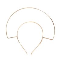 Headband/Metal/Halo [Style/Colour: Style 2/Gold]