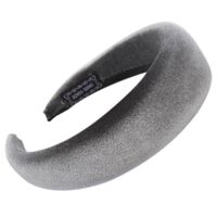 Headband/Padded/Velvet [Colour: Grey]