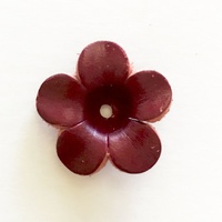 Leather Petals - Style 2 [Colour: Burgundy]