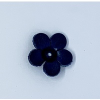 Leather Petals - Style 2 [Colour: Navy Blue]