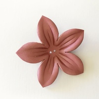 Leather Petals - Style 4 [Colour: Dusty Pink]