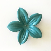 Leather Petals - Style 4 [Colour: Jade]